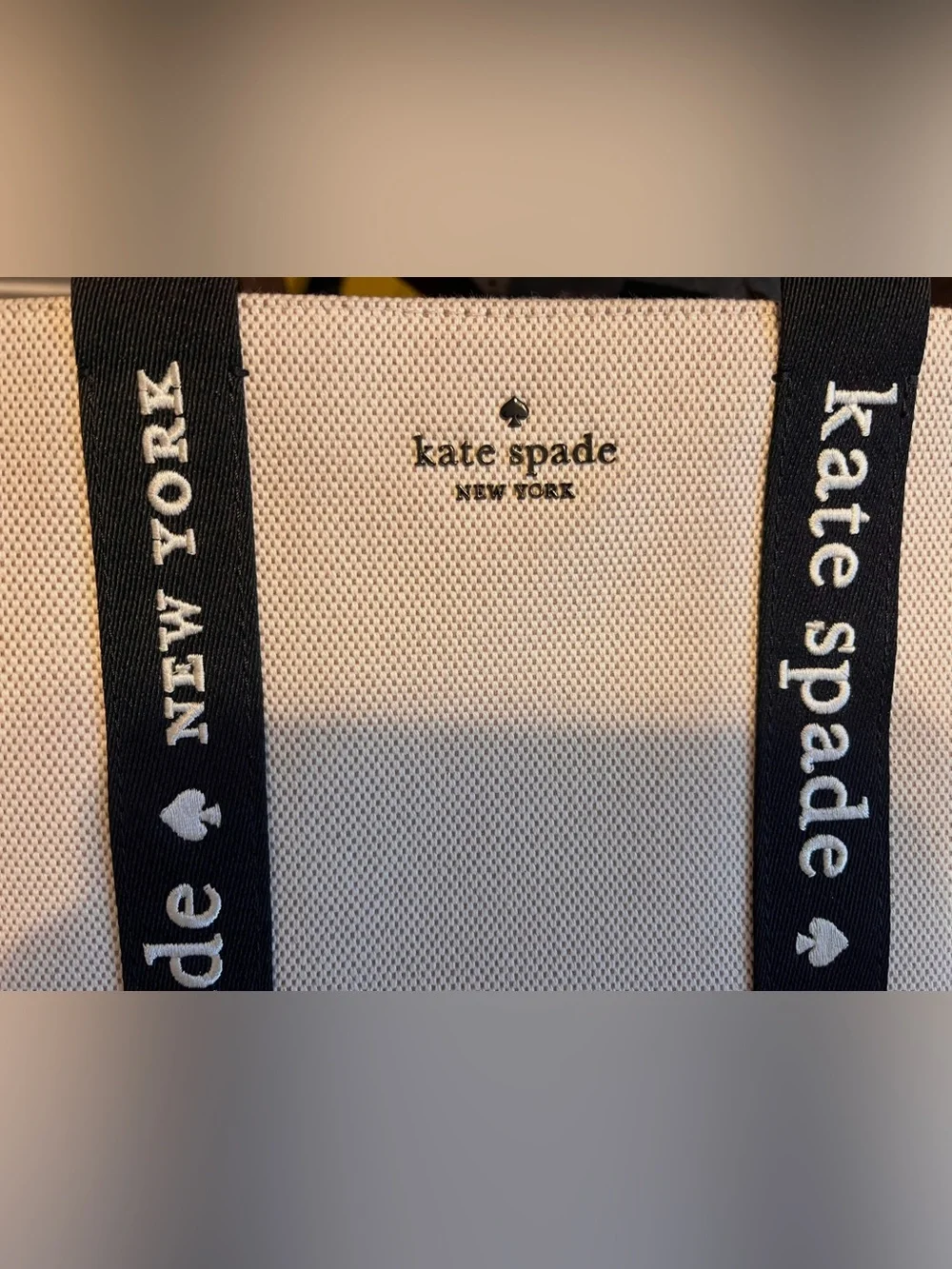 kate spade structured canvas